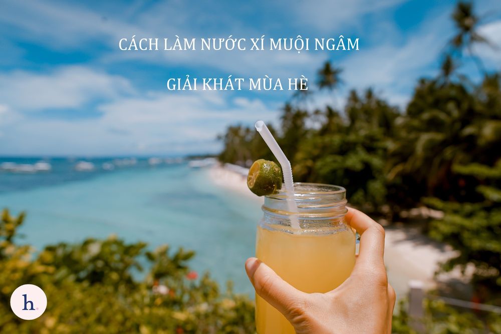 Cách làm nước xí muội ngâm giải khát mùa hè