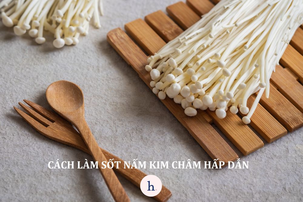 Cách làm sốt nấm kim châm hấp dẫn