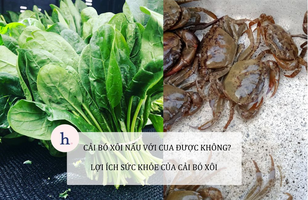 Cải bó xôi nấu với cua được không?  Ai không nên ăn cải bó xôi