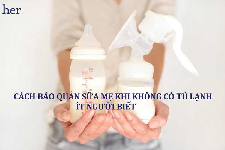 Có thể sử dụng túi trữ sữa chuyên dụng để bảo quản sữa mẹ khi không có tủ lạnh không?
